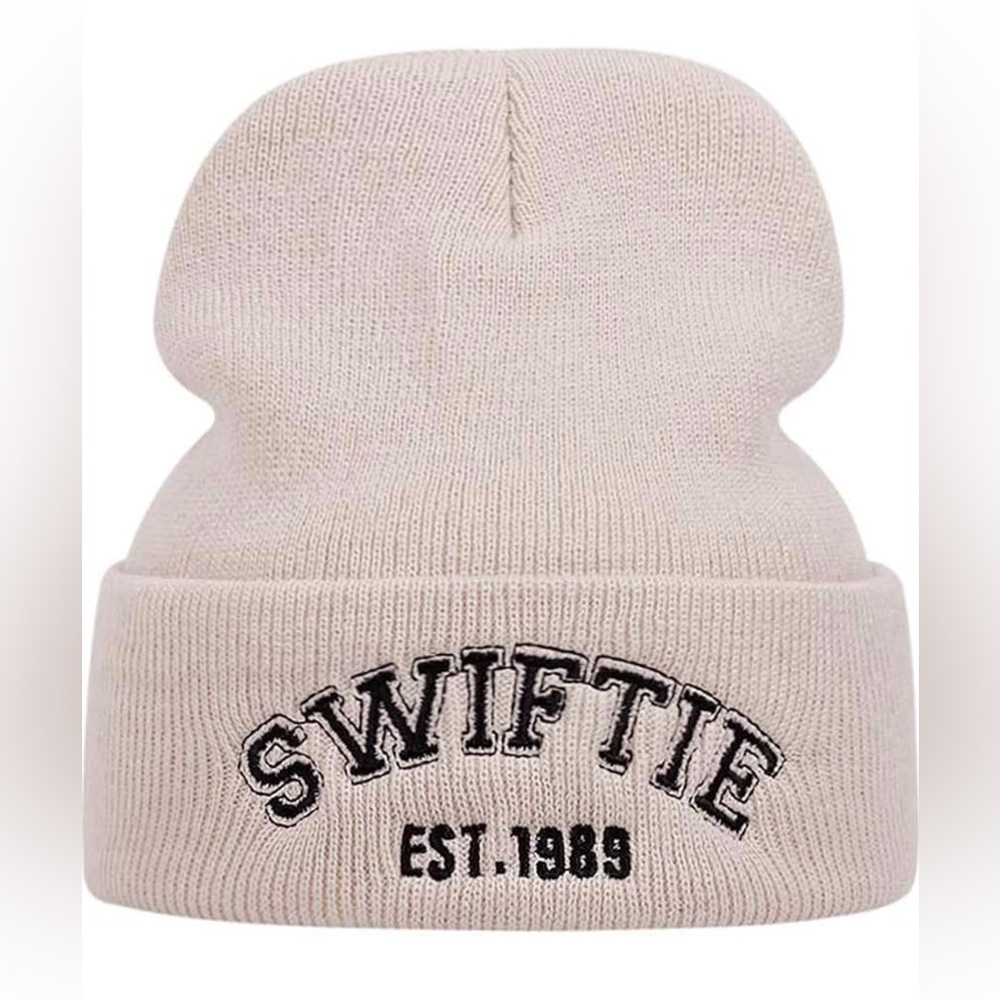 Swiftie Embroidered Knit Beanie